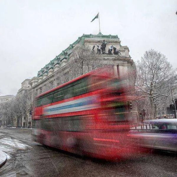 Snow in London