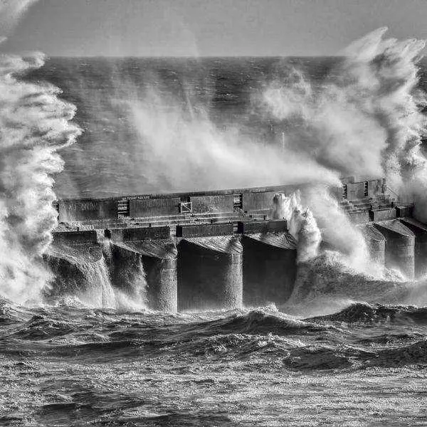 A bit Choppy at the Brighton Marina